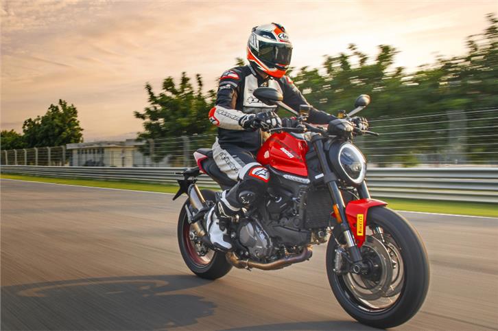 Ducati Monster review, track ride